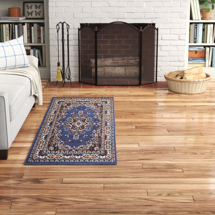 Andover Mills™ Naglee Oriental Country Blue Area Rug & Reviews Wayfair